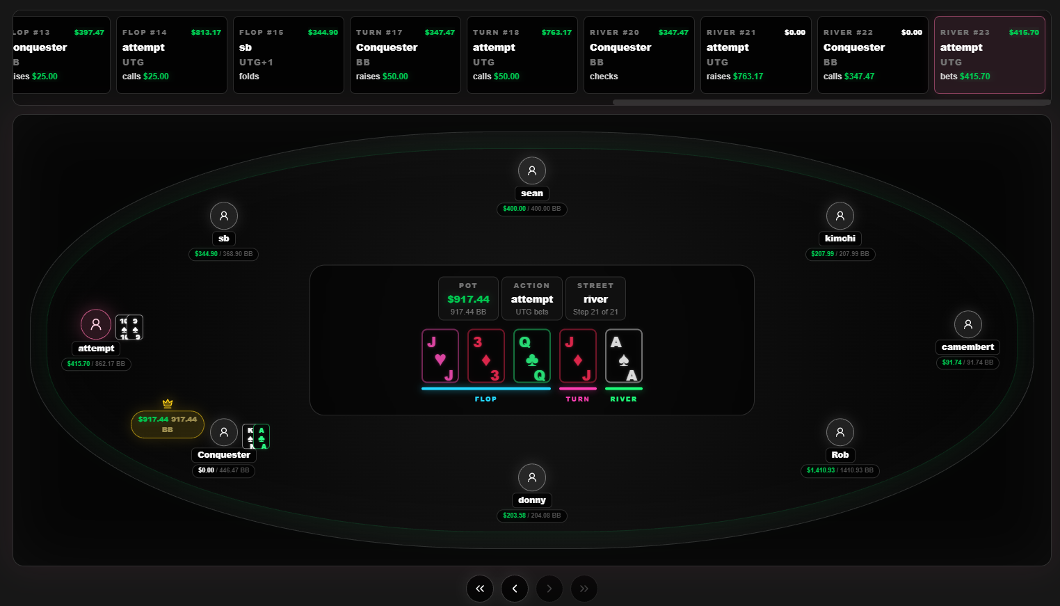 Hand Replayer screenshot